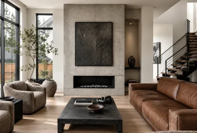 Brutalism Living Room