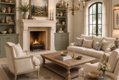 French Provincial Living Room