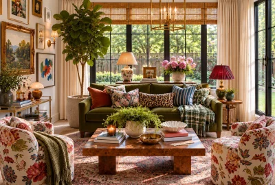 Maximalism Sunroom