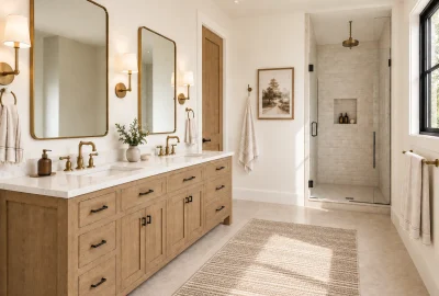 Modern Farmhouse Master Bath