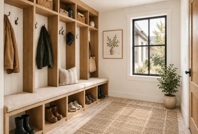 Modern Farmhouse Mudroom